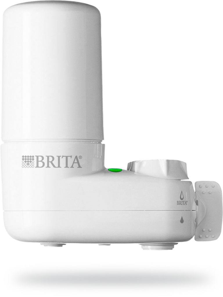 Brita Basic Faucet Water Filter System, White, 1 Count White Complete