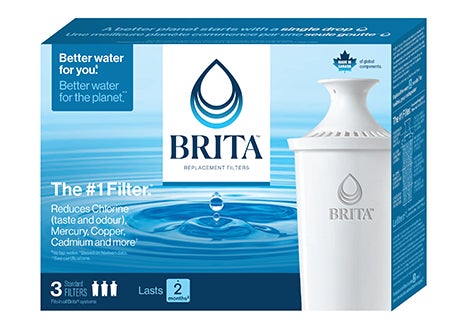 Brita® Replacement Filters for Water Pitchers and Dispensers