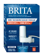 Système de filtration d’eau sur robinet de Brita®, modèle de élite – blanc