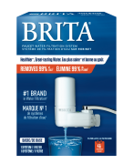 Système de filtration d’eau sur robinet de Brita®, modèle de élite – blanc