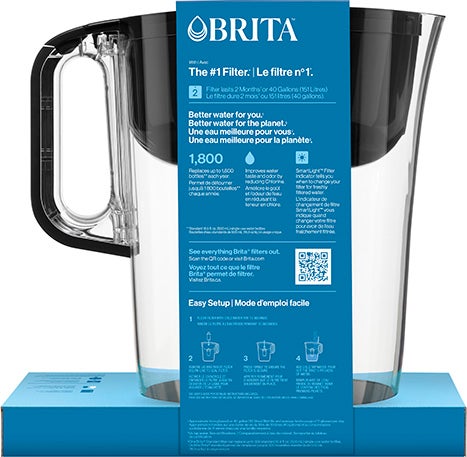 Brita® Grand pichet de filtration, modèle Huron