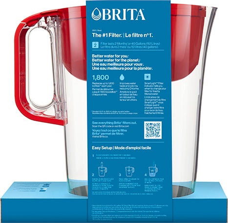 Brita® Grand pichet de filtration, modèle Huron